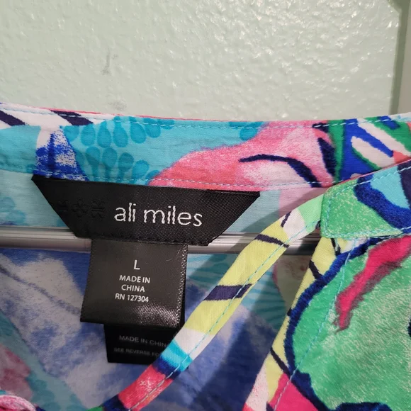 Ali Miles Multicolor Floral Blouse - Picture 3 of 3